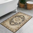 thumbnail image 6 of Washable Vintage Kitchen Mat 31"x20" Non Slip Soft Plush Low Profile Kitchen Rug, Distressed Medallion Oriental Style Sink Mat for Laundry Room Bedroom Office, 6 of 6