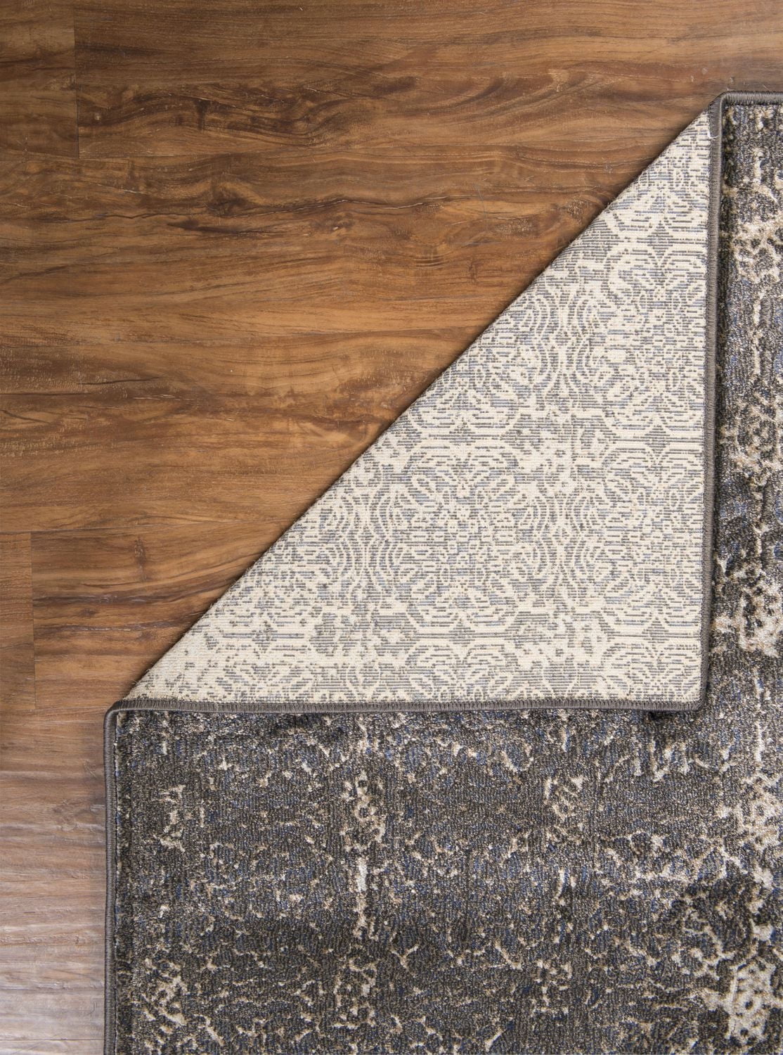 Jewel Illusion Navy & Beige 5' x 7'6" Area Rug