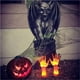 thumbnail image 5 of Wosthever 2 uds adorno brillante artesanías de Halloween plástico vivo decoración del hogar adornos resina llamativa para el hogar Kits de decoración para fiestas, 5 of 6