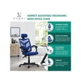 thumbnail image 5 of Harriet Adjustable Ergonomic Office Mesh Chair by Naomi Home - Color: Black, 5 of 8