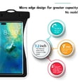 thumbnail image 4 of YiBai 7.2in Universal Phone Pouch IPX8 Phone Case For Beach Underwater Cellphone Dry Bag With Lanyard Fits All Phones - Black, 4 of 7