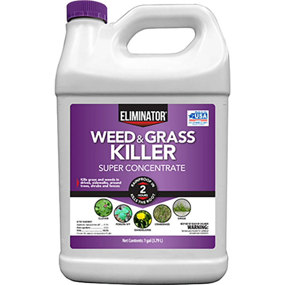 Eliminator Weed and Grass Killer Super Concentrate, 1 Gallon  Walmart