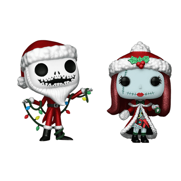 Funko Pop! Disney: The Nightmare Before Christmas - Santa Jack & Christmas Sally (Diamond) 2-Pack Vinyl Figures