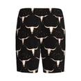 thumbnail image 2 of Lsque Western Cowboy Mens Sleep Pajama Shorts,Short Pajama Pants, Cotton Ultra-Soft Knit-X-Large, 2 of 9