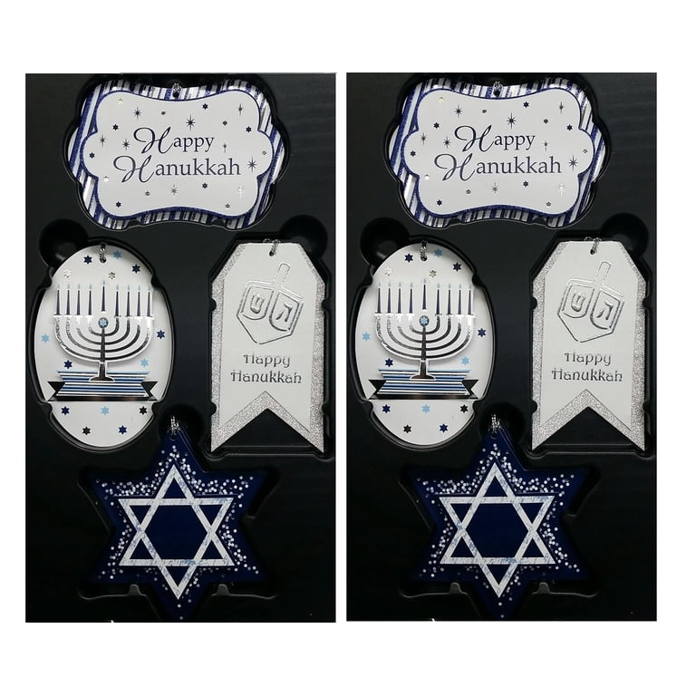 Tom Smith Hanukkah Wrapping Paper with Tags & Bows, 2-Pack photo 3