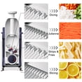thumbnail image 6 of ONCE FOR ALL Stainless Steel Mandoline Slicer with Finger Guard & Non-Slip Base, Arthritis Friendly Vegetable Chopper for Kitchen, Easy Clean Onion Dicer with Container, Ergonomic Gift for Home Chef, 6 of 9