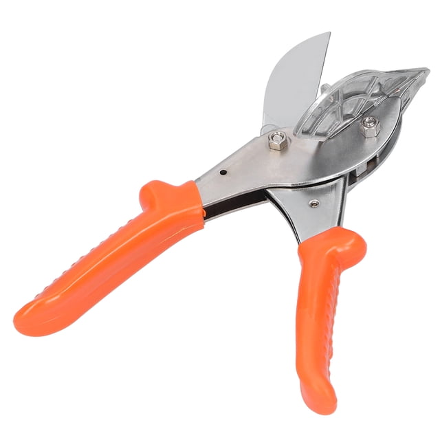Multi Angle Miter Shear Cutter, with Adjustable Dial Accurate 45-135 Portable Angle Scissors Trim Shears, Plastic for PVC Triming Soft Wood