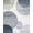 Gray, Pattern 1, variant on ODIKA 4'x6' Machine Washable Non-Slip Area Rug, Modern Striped Round Chic Circular Accent High Traffic Rug, Black, 136448