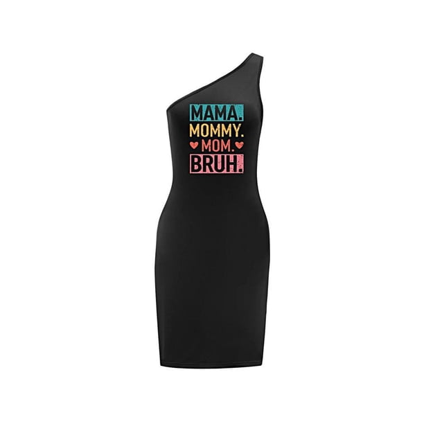 Vestido de mujer con hombros descubiertos, minivestido suave de primavera para uso diario, compras en la playa M
