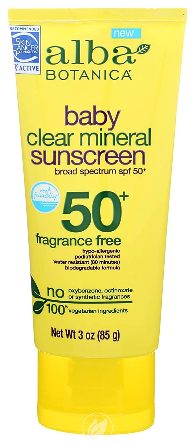 Alba Botanica Sunscreen Mineral Clear Baby Spf 50 3 Ounce Walmart Com Alba Botanica Sunscreen Mineral Clear Baby Spf 50 3 Ounce Walmart Com