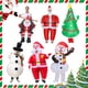 thumbnail image 3 of Ropa inflable navideña, hombre de jengibre, Papá Noel, muñeco de nieve, disfraces festivos y divertidos para juegos de rol, 3 of 6