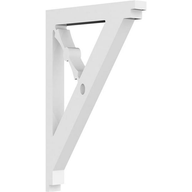 Ekena Millwork BKTP01X04X07AR Support Artisanal - 0,62 x 4,5 x 7 Po.