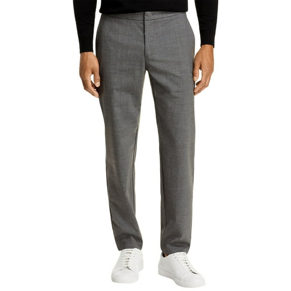 Theory Mens Curtis Drawstring Wool Pants 31W x 30L Charcoal - NWT $295