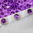 thumbnail image 4 of Homewish Cheetah Print Blackout Curtains, Purple Leopard Print Curtains Pack of 2 (42x84 Each), 4 of 5