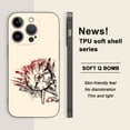 thumbnail image 1 of Diseño único para entusiastas del teléfono: funda plateada de doble capa esmerilada con dibujos animados para iPhone 15 Pro Max 14 13 12 Pro 11, 1 of 4