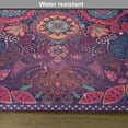 thumbnail image 6 of Ambesonne Ethnic Place Mats Set of 4, Modern Paisley Dot Leaf, Standard Size, Multicolor, 6 of 6