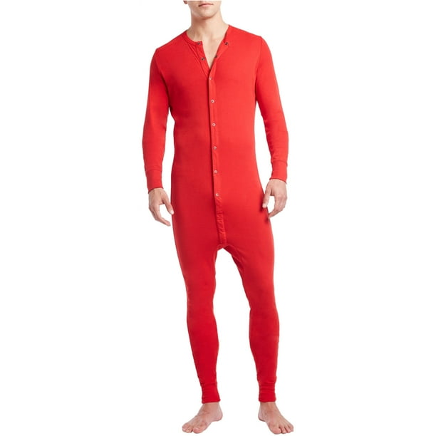 2 X IST Pijama tipo mono a rayas para hombre rojo grande 2 X IST Body