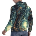 thumbnail image 6 of Sigee Enchanted Forest Skull Path for Men's Pullover Hoodie Sweatshirts Adult Casual Long Sleeve Sweatshirts ,Sizes S-4XL-Large, 6 of 7
