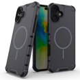thumbnail image 7 of Magnetic Case for iPhone 16 Plus, Compatible with Mag-Safe, Classic Hybrid Magnetic Phone Case, Military Grade Drop Protection, Scratch-Resistant Back Rugged Cover for iPhone 16 Plus, Gray, 7 of 7