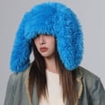 thumbnail image 6 of vlrwzc Long Ear Plush Hat Cartoon Animal Cap Rabbit Ears Plush Beanie Hat Women Winter Warm Hat Protective Ear Cold Hat, 6 of 7