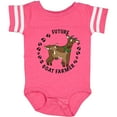 thumbnail image 3 of Inktastic Future Goat Farmer with Cute Goats and Hoof Prints Boys or Girls Baby Bodysuit, 3 of 5