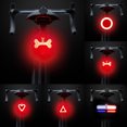 thumbnail image 2 of Bangcool Bike Tail Light Waterproof USB Charging LED Bike Rear Light Road Bike Light, 2 of 4