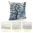 thumbnail image 4 of COMIO  Chinoiserie Blue and White Pillow Covers,Blue and White Pillow Covers Outdoor Decorative Pillow Covers for Couch Bed Sofa Cushion Farmhouse Pillowcases, 4 of 5