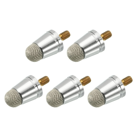 Uxcell 5pcs Stylus Pen Fiber Tips Universal Replacement 6mm for 2 in 1 Stylus Pen Capacitive Screen Devices 19mm