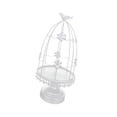 thumbnail image 4 of Candelabro de jaula de pájaros, decoración de mesa, portavelas de hierro, decoración para bodas, baño, sala de estar, repisa de chimenea, vacaciones, 4 of 8
