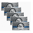 thumbnail image 1 of LQXZWJY Thin Blue Line Sticker Code, American Flag Thin Blue Line Decal, Lives Matter Flag Sticker,Back The Blue Bumper Vinyl Decal, Support Police Sticker for Cars, Trucks & Windows (5pcs), 1 of 5