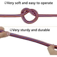 thumbnail image 2 of Labwork 12 Strands Braided Rope High Strength Polyester Rope Multifunctional Rigging Rope Applicable to Tree Work Camping Swing 1/2 Inch 150 Feet Blue Orange, 2 of 6