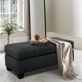 thumbnail image 5 of Lexicon Phelps Upholstered Ottoman in Dark Gray, 5 of 5