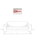 thumbnail image 3 of Creative Products Home Run Pennant 16x24 Canvas Wall Art, 3 of 5