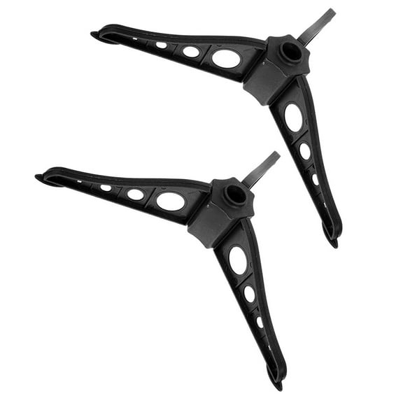 Raindrops 2Pcs Christmas Tree Stands Black Plastic Simple Structure For Artificial Trees And Decorators