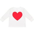 thumbnail image 3 of Inktastic Valentine's Day Red Heart Boys or Girls Long Sleeve Toddler T-Shirt, 3 of 5
