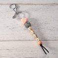 thumbnail image 1 of MAMA Bracelet Keychain New Leopard Print Silicone Bead Keychain Fashion Bag Pendant 2022 New Fashion Mother Day Gift Pendant Gao Jinjia LED, 1 of 2