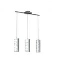 thumbnail image 2 of 92563A-Eglo Lighting-Bayman - 3-Light Multi Light Pendant - Chrome - White Decor Glass-Chrome Finish-White Glass Color, 2 of 2