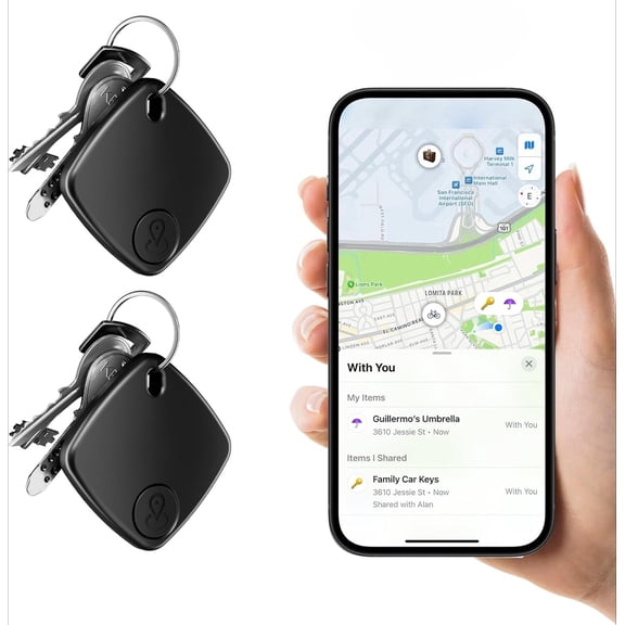 GPS Tracker, Bluetooth Smart Tracker Tag for Android and IOS, for Keys, Wallets, Pets, Luggage, and Remote Controls - Easily Find All Your Items