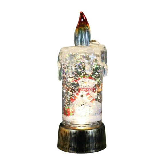 Christmas Snow Globes, Sparkling Snow Globe Christmas Music Box Santa Claus Automatically Fake Snow, Best Gift for Mom and Loved One, Snow Globe Used as Home Christmas Decorations Indoor