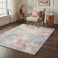 thumbnail image 5 of KUETH 2x7 Area Rug Pastel Abstract, Machine Washable Vintage Distressed Throw Rug with Non-Slip Gripper, Modern Aesthetic Carpet for Bedroom Living Room, 5 of 5