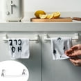 thumbnail image 1 of TIMIFIS Towel Racks for Bathroom Kitchen Non Perforated Storage Rack Cabinet Door Hook Dishcloth Storage Rack Bathroom Hanging Towel Rack Commodity Shelf, 1 of 8