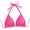 Pink, variant on Womens Bras Plus Size Backless Triangle Beach Bikini Swimsuit Top Push Up Bras for Women