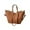 Brown, variant on CHUMUD Trendy Satchel Bags for Women Luxury PU Leather Purses Work Tote Large Capacity Shoulderbag