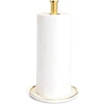 thumbnail image 6 of Paper Towel Holder Countertop,Kitchen Paper Towels Holder with Weighted Ceramic Base, Golden Paper Towel Holders for Standard and Large Size Rolls$$Home Decor, Kitchen, & Other, 6 of 7
