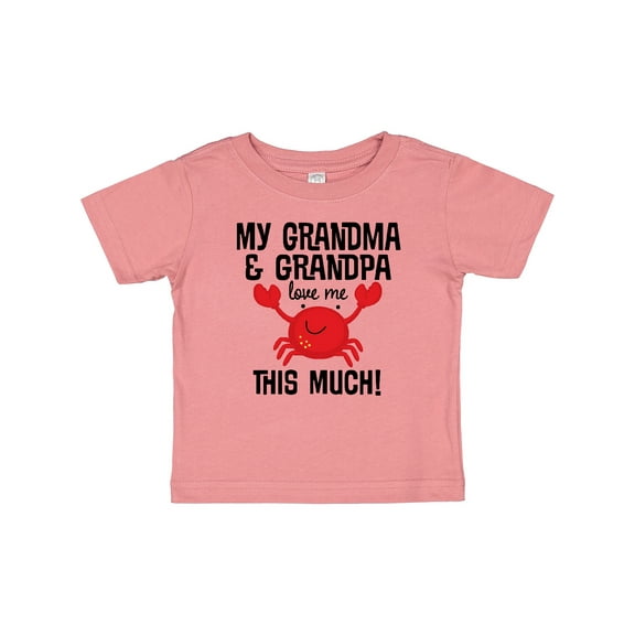 Inktastic Grandma Grandpa Love Me Boys Boys or Girls Baby T-Shirt
