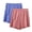 Pink#1, variant on LEBONYARD Plus Size Shorts for Women,2PC Women's Summer Elastic Waist Thin Quarter Shorts Color Thin Style Casual Pajamas Loose Size Home Pants Khaki XXXL