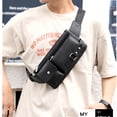 thumbnail image 3 of Bolso Bandolera De Pecho NikouMX Bolso de Pecho pequeño Bolso Deportivo de Hombro Multiusos Bolso de Teléfono Móvil para Hombres Diseño A Prueba de futuro, 3 of 5