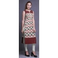 thumbnail image 3 of Bimba Printed Straight Kurtis For Women Sleeveless Kurti For Women Indian Top Large, 3 of 5