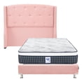thumbnail image 1 of Colchón Matrimonial Cardona + Box + Cabecera Zefyr Rosa, 1 of 8