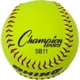thumbnail image 3 of Champion Sports - Pelotas de softbol de piel sintética de 11.0 in, núcleo de corcho, compresión media, aprobado por la NFHS, costuras elevadas, amarillo óptico, paquete de 12, 3 of 8